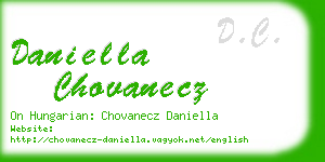 daniella chovanecz business card